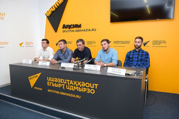 Пресс-конференция по итогам участия абхазской сборной по футболу в чемпионате Европы по версии СonIFA - Sputnik Абхазия