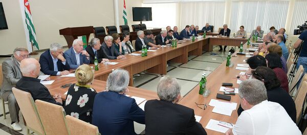 Встреча президента с общественной палатой Встреча президента с общественной палатой - Sputnik Аҧсны