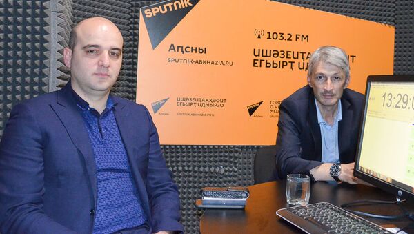 Илья Гуния и Дмитрий Дбар - Sputnik Абхазия
