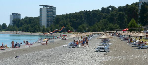 Отдых туристов в Абхазии Отдых туристов в Абхазии - Sputnik Абхазия