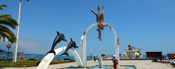 Отдых туристов в Абхазии - Sputnik Абхазия