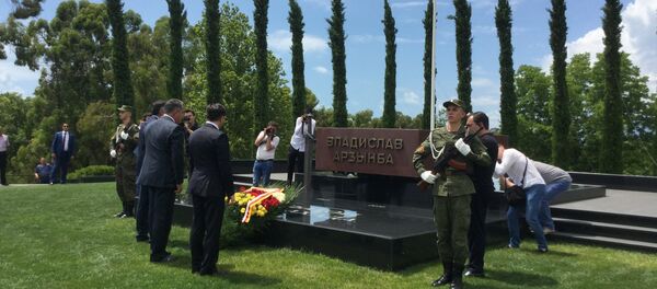 Бибилов Владислав Арӡынба имемориал даҭааит Бибилов Владислав Арӡынба имемориал даҭааит - Sputnik Аҧсны