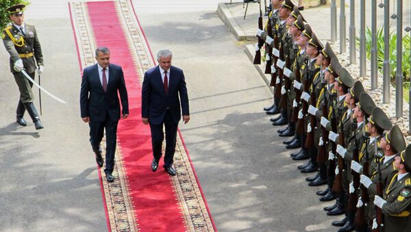 Визит президента Южной Осетии Анатолия Бибилова в Абхазию - Sputnik Абхазия
