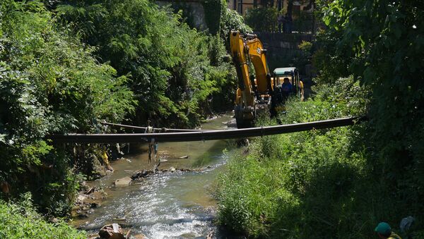 Очистка реки Адзапш - Sputnik Абхазия