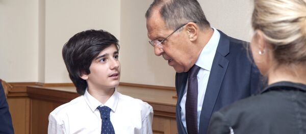 Сергей Лавров и Эдгар Гвазава - Sputnik Абхазия