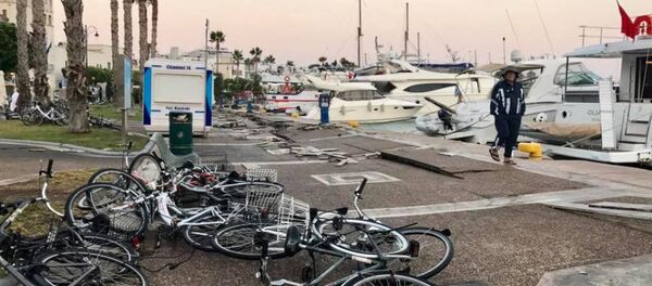 Последствия землетрясения на острове Кос Последствия землетрясения на острове Кос - Sputnik Абхазия