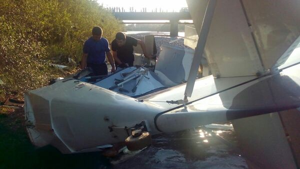Прогулочный самолет упал в Пицунде - Sputnik Абхазия