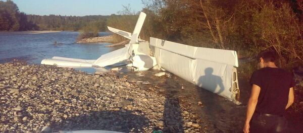 Прогулочный самолет упал в Пицунде - Sputnik Абхазия