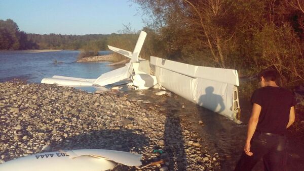 Прогулочный самолет упал в Пицунде - Sputnik Абхазия