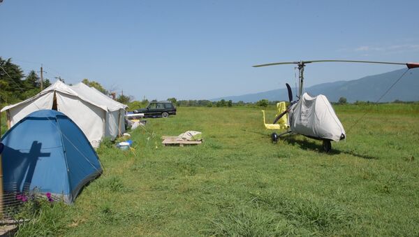 Аэродром в Пицунде: кадры с места взлета разбившегося ЧЕ-23 - Sputnik Абхазия