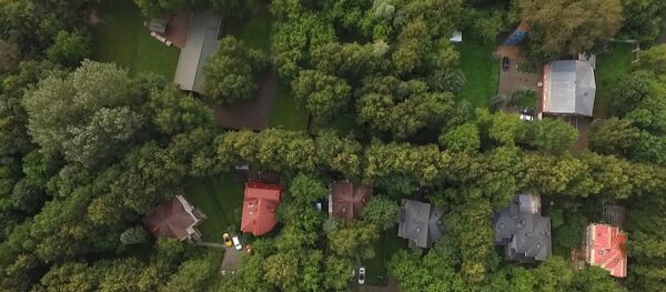 Американская дача в Серебряном Бору в Москве. Кадры с дрона - Sputnik Абхазия