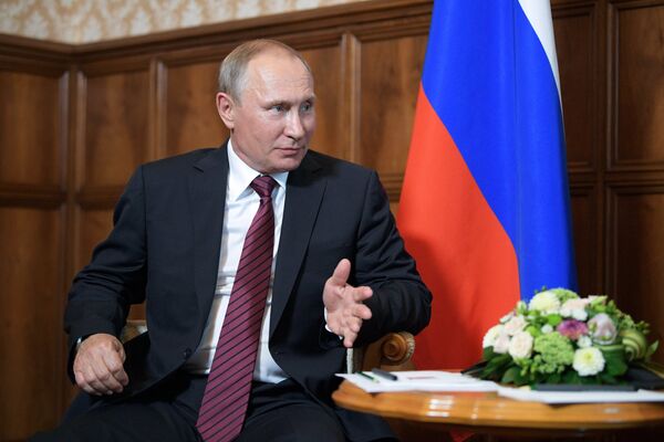 Рабочая поездка президента РФ В. Путина в Абхазию - Sputnik Абхазия