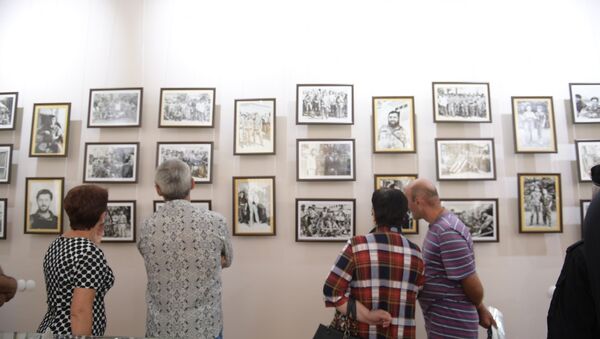 Добровольцы вспоминали молодость: выставка в музее Боевой славы - Sputnik Абхазия
