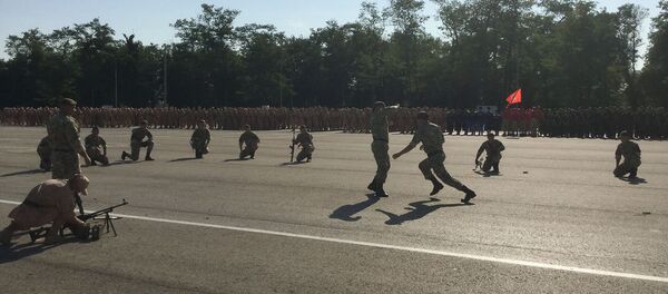 Открытие военно-патриотического слета молодежи «Азбука безопасности и выживания – 2017» Открытие военно-патриотического слета молодежи «Азбука безопасности и выживания – 2017» - Sputnik Абхазия