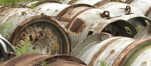 Утилизация баллонов с хлором Утилизация баллонов с хлором - Sputnik Аҧсны