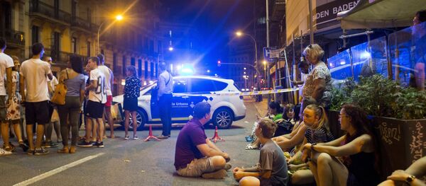 Ситуация на месте теракта в Барселоне - Sputnik Абхазия