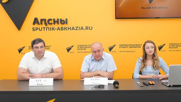 Пресс-конференция о сотрудничестве между федерациями самбо Абхазии и РФ - Sputnik Абхазия