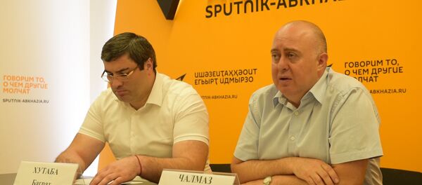 Пресс-конференция о сотрудничестве между федерациями самбо Абхазии и РФ - Sputnik Абхазия