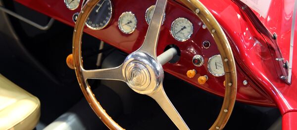 Руль раритетного автомобиля - Sputnik Абхазия