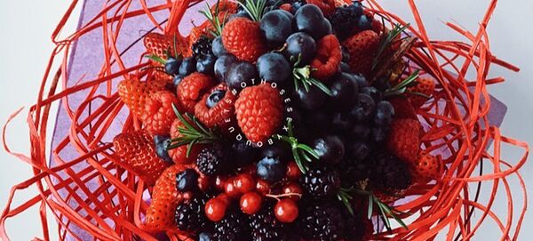 Съедобные букеты Ксении Кузьминой Съедобные букеты Ксении Кузьминой - Sputnik Абхазия