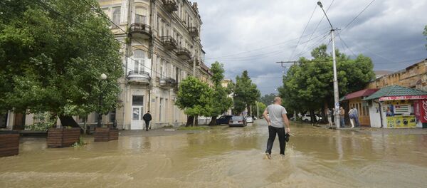 Наводнение в Сухуме Наводнение в Сухуме - Sputnik Абхазия