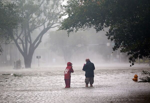 Затопленные улицы Майами, штат Флорида. - Sputnik Абхазия
