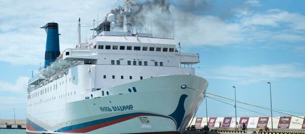 Первый пассажирский рейс круизного лайнера Князь Владимир в Сочи - Sputnik Абхазия