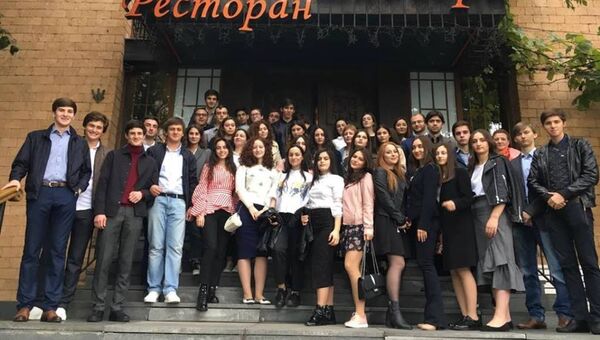 Встреча Московской абхазской диаспоры со студентами-первокурсниками из Абхазии - Sputnik Абхазия