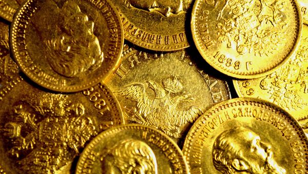 Золотые монеты времен Николая II - Sputnik Абхазия