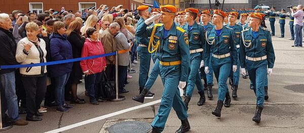 Абхазские курсанты Академии МЧС России приняли присягу на верность Абхазии - Sputnik Абхазия