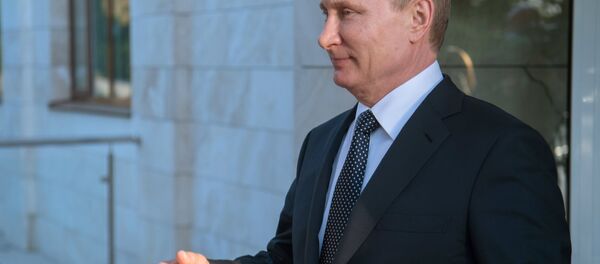 Встреча президента РФ В. Путина с президентом Республики Южная Осетия А. Бибиловым Встреча президента РФ В. Путина с президентом Республики Южная Осетия А. Бибиловым - Sputnik Абхазия