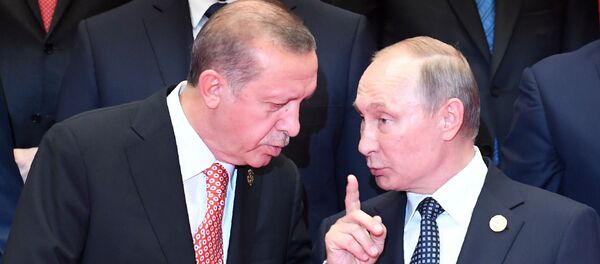 Владимир Путин и Реджеп Тайип Ердоган Владимир Путин и Реджеп Тайип Ердоган - Sputnik Абхазия