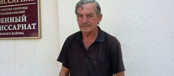 Ветеран ОВНА Зураб Сергегия Ветеран ОВНА Зураб Сергегия - Sputnik Аҧсны