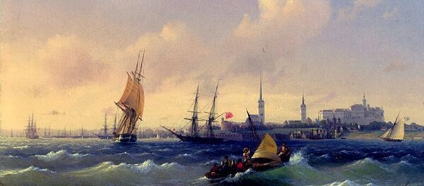 Картина Ивана Айвазовского Вид на Ревель Картина Ивана Айвазовского Вид на Ревель - Sputnik Абхазия