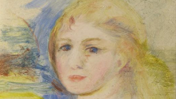 Портрет молодой девушки со светлыми волосами Ренуара - Sputnik Абхазия