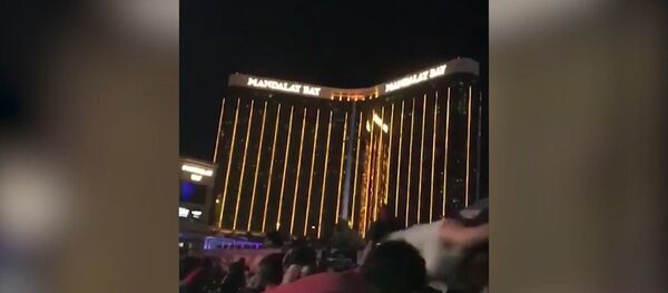 Кадры с места инцидента со стрельбой в Лас-Вегасе Кадры с места инцидента со стрельбой в Лас-Вегасе - Sputnik Абхазия