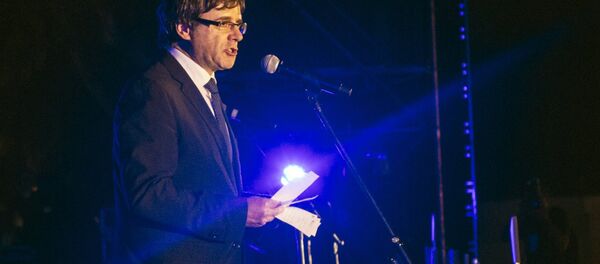 Акция в Барселоне, посвященная референдуму о независимости Каталонии - Sputnik Аҧсны