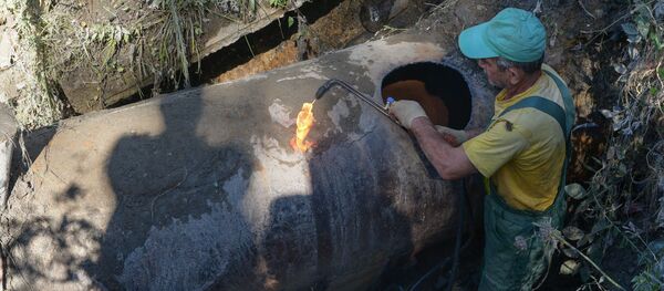 Ремонтно-восстановительные работы водоканала Ремонтно-восстановительные работы водоканала - Sputnik Абхазия