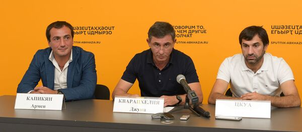 Пресс-конференция по итогам Чемпионата Абхазии по футболу - Sputnik Абхазия