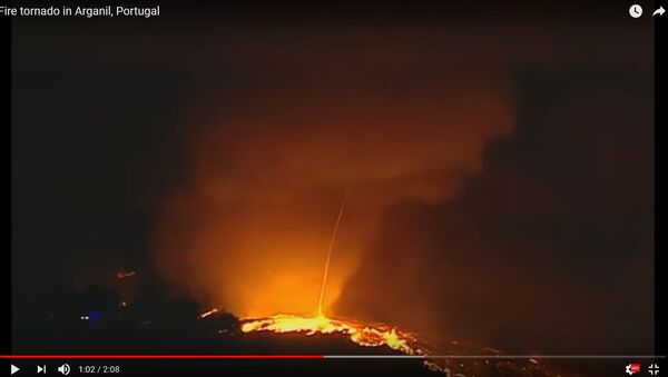 Огненный смерч сняли на видео в Португалии - Sputnik Абхазия