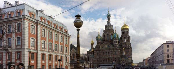 Собор Воскресения Христова и канал Грибоедова в Санкт-Петербурге - Sputnik Абхазия