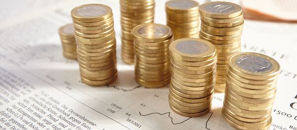 Монеты евро на газете - Sputnik Абхазия