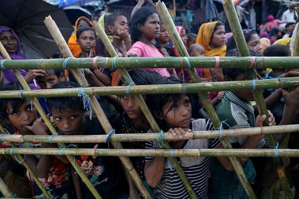 Беженцы рохинджа в лагере беженцев в Бангладеш - Sputnik Абхазия