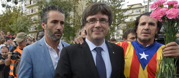 Глава правительства Каталонии Карлес Пучдемон Глава правительства Каталонии Карлес Пучдемон - Sputnik Абхазия