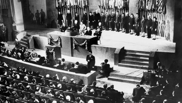 Подписание устава ООН 26 июня 1945 года в Сан-Франциско (США) - Sputnik Абхазия
