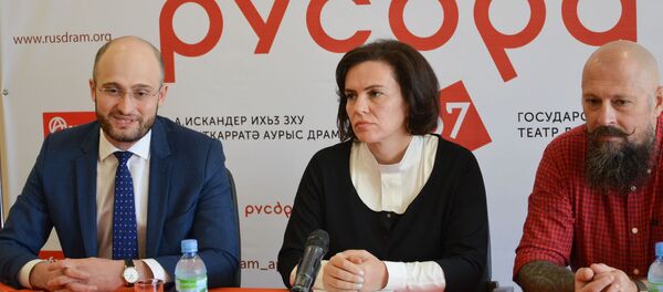 Пресс конференция по случаю открытия нового сезона Пресс конференция по случаю открытия нового сезона - Sputnik Абхазия