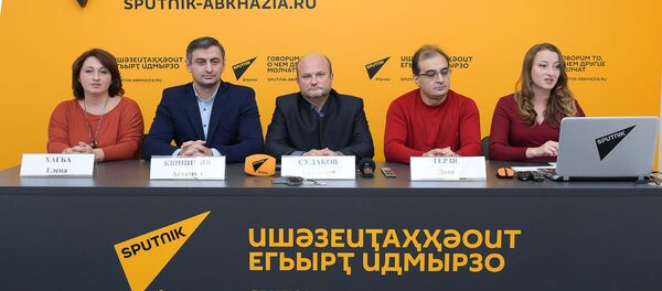 Пресс-конференция о гастролях камерного оркестра в Москве Пресс-конференция о гастролях камерного оркестра в Москве - Sputnik Абхазия