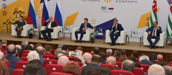 Восьмой Абхазо-российский деловой форум в Сухуме - Sputnik Абхазия