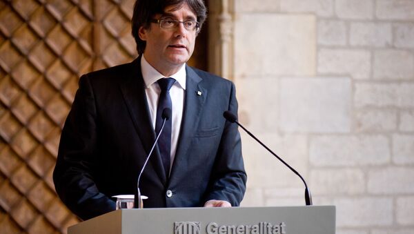 Глава правительства Каталонии К.Пучдемон выступил с заявлением - Sputnik Абхазия