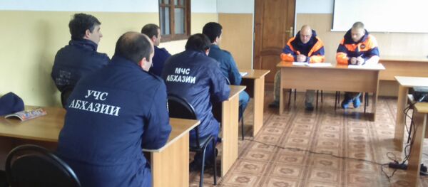 Учебно-тренировочные занятия МЧС - Sputnik Абхазия